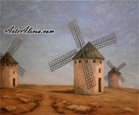 To extend photo of picture: Molinos de la Mancha (Campo de Criptana)